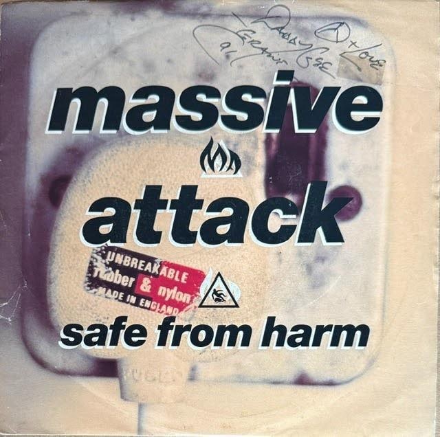Massive Attack: Daddy G Signed "Safe From Harm" 45 (Third Party Guaranteed) (1 of 4)