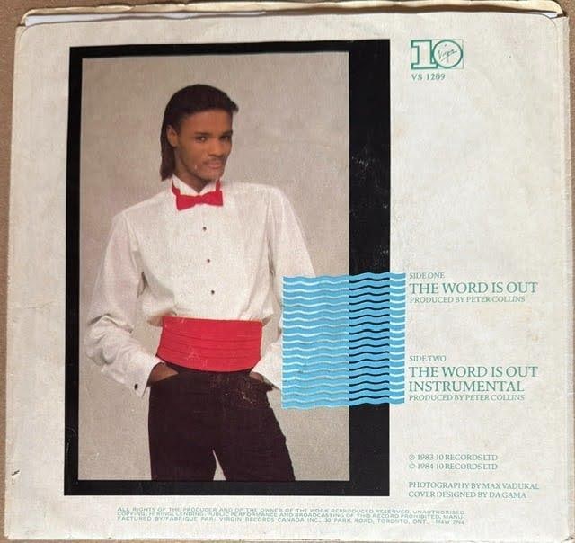 Jermaine Stewart Signed "The Word Is Out" 45 (JSA Authentication) - 2