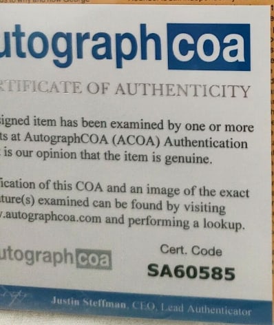 George Thorogood Signed "Move it On Over" Album (ACOA Authentication) - 2