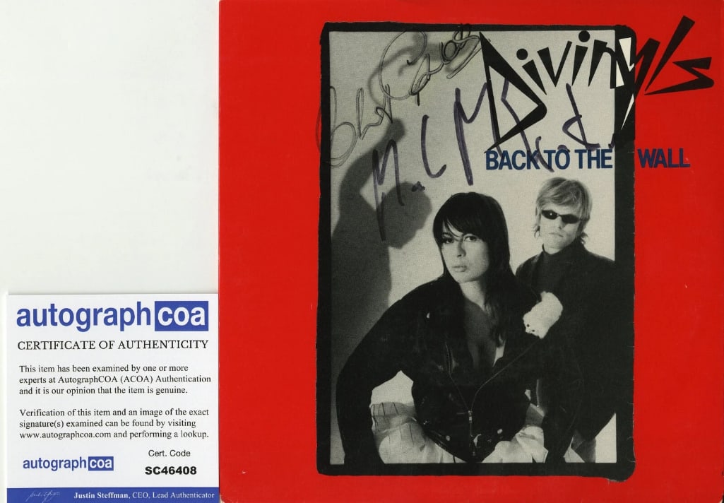 Divinyls Fully Group Signed "Back To The Wall" 45 (ACOA Authentication) - 2