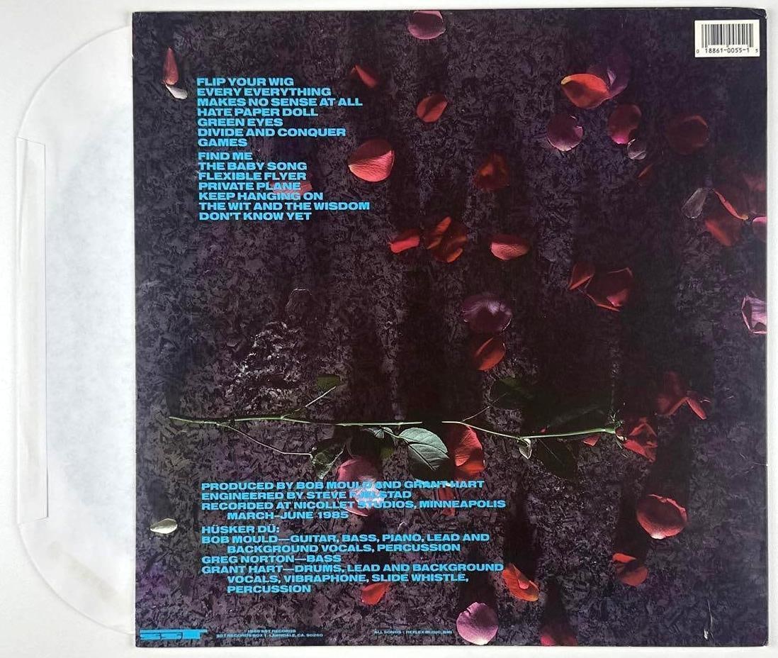 Husker Du Fully Group Signed "Flip Your Wig" Album (3 Sigs) (JSA Authentication) - 2