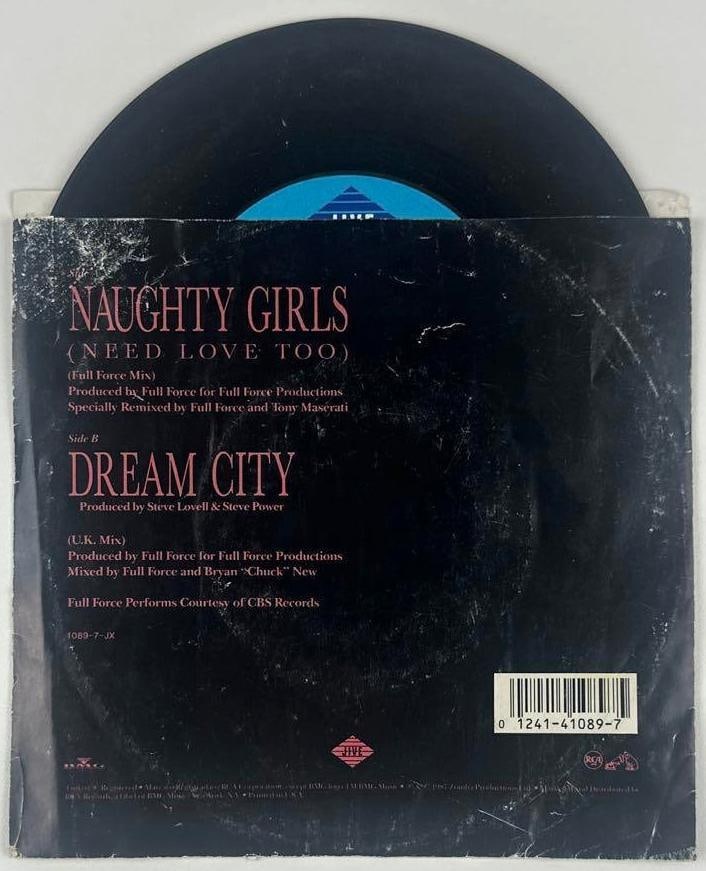 Samantha Fox Signed "Naughty Girls Need Love Too" 45 (JSA Authentication) - 2