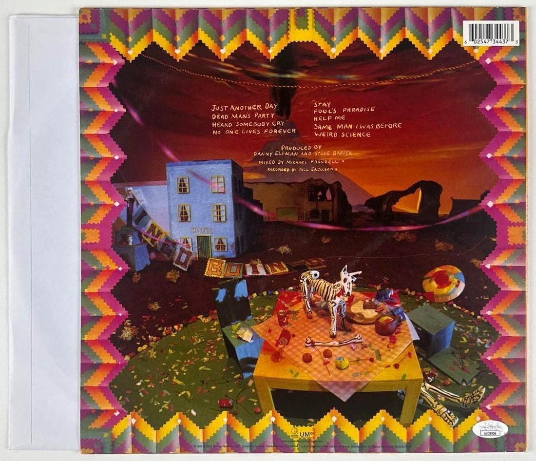 Danny Elfman Signed Oingo Boingo "Dead Man's Party" Album (JSA Authentication) - 2