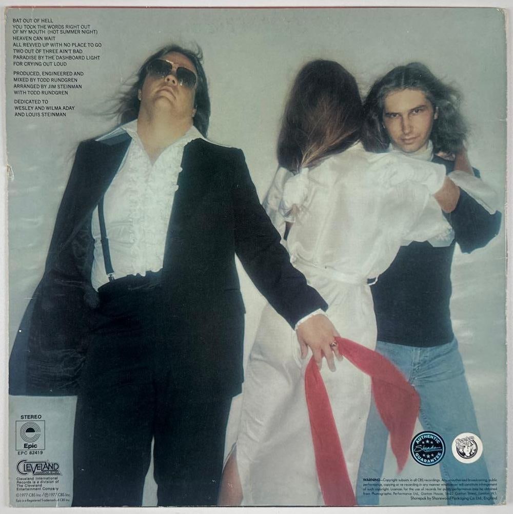 Meatloaf Signed "Bat Out Of Hell" Album (Third Party Guaranteed) - 2