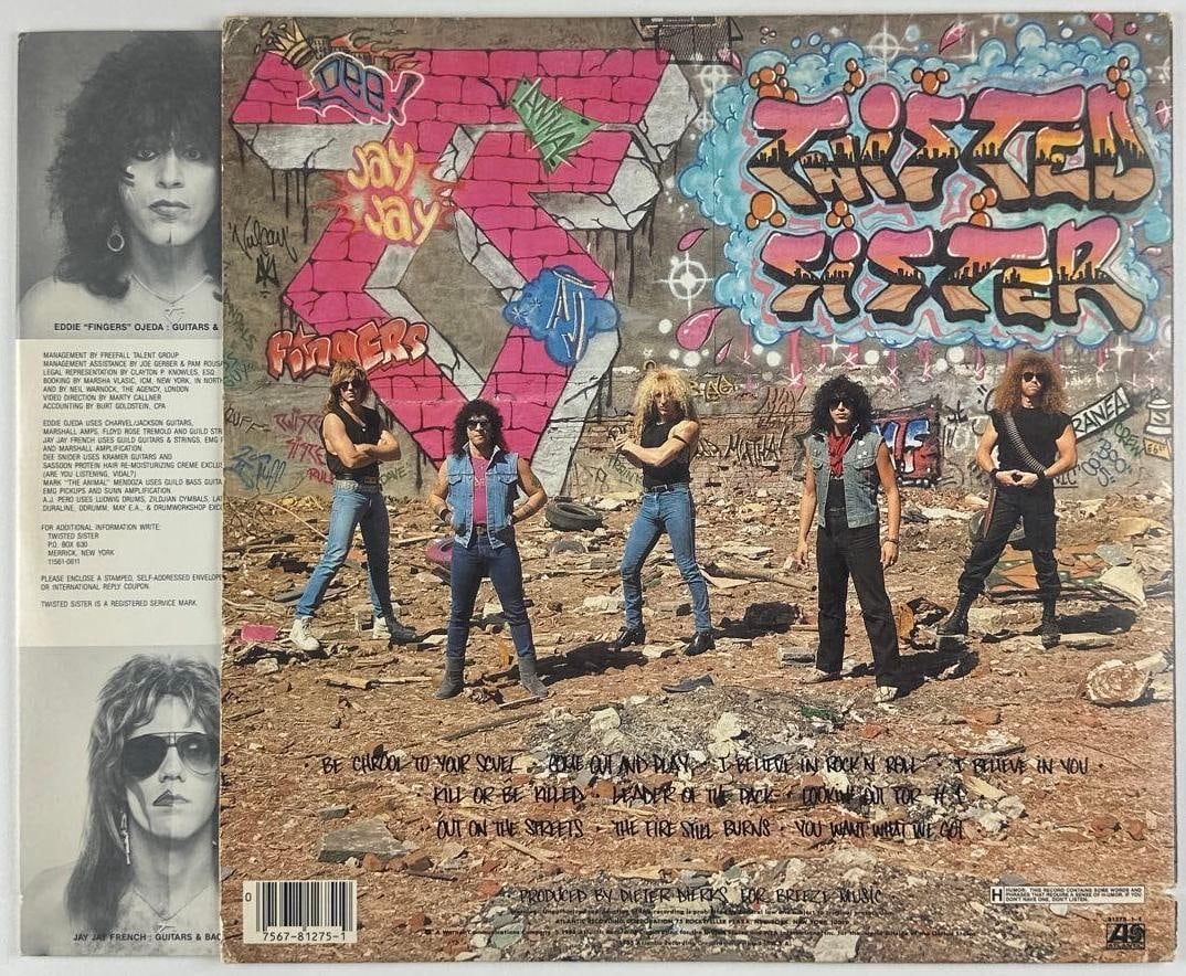 Dee Snider Signed Twisted Sister "Come Out And Play" Album (JSA Authentication) - 3