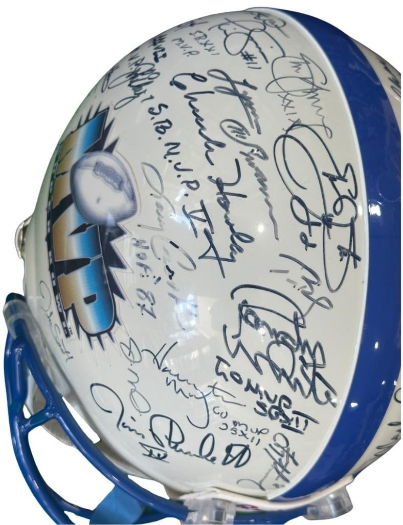 NFL Super Bowl MVPs Multi-Signed Riddell Brand Limited Edition Pro Helmet (40+ Sigs) (JSA & PSA/DNA) - 3