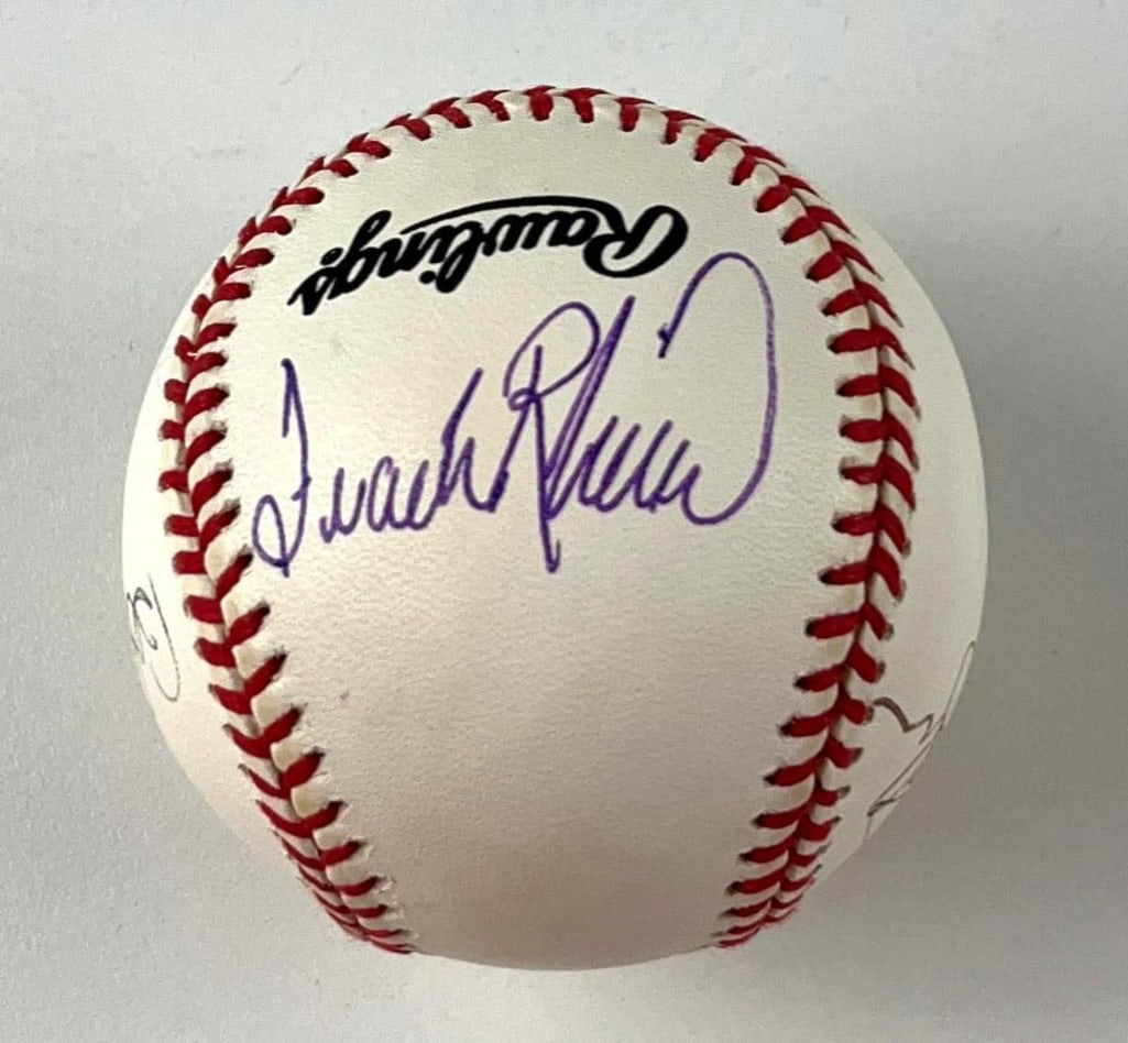 Frank Robinson, Bob Gibson, Duke Snider & Jim Palmer Signed Baseball (4 Sigs) (Third Party) - 3