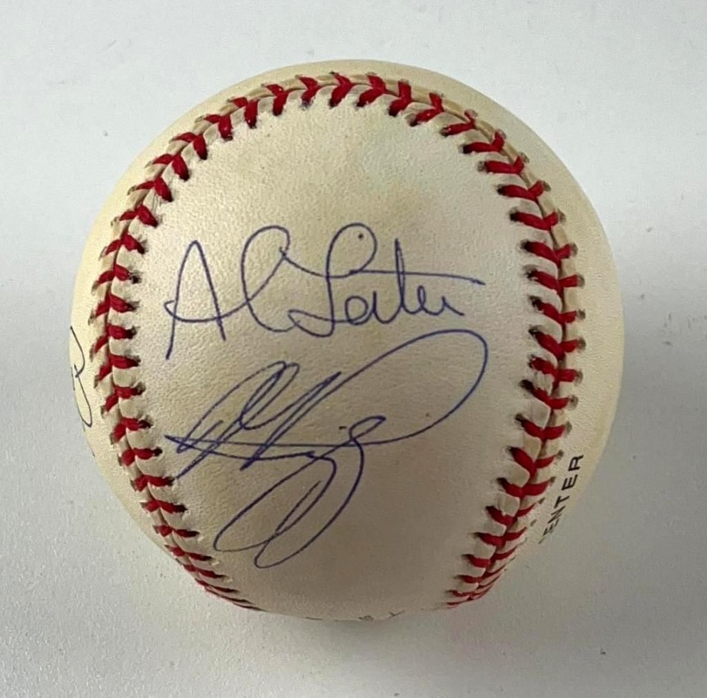 Al Leiter, John Franco & Mike Piazza Signed Baseball (3 Sigs) (Third Party Guaranteed) (1 of 4)