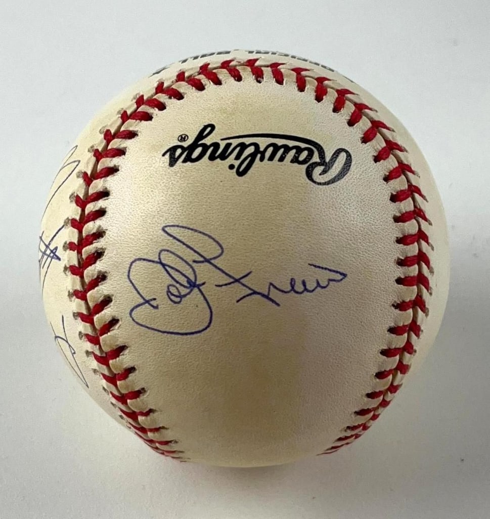 Al Leiter, John Franco & Mike Piazza Signed Baseball (3 Sigs) (Third Party Guaranteed) - 2