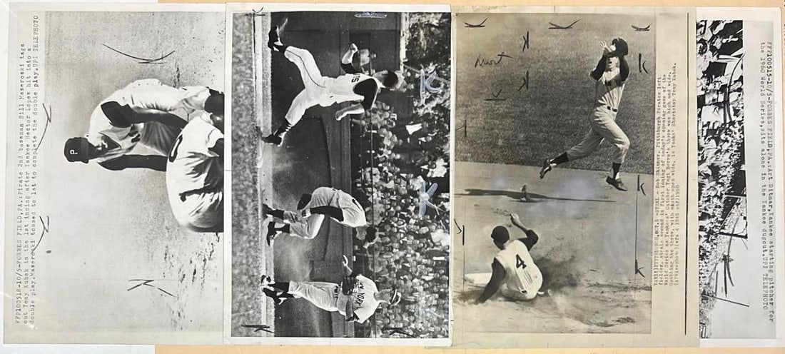 Extensive Vintage Original Type I Baseball Photo Archive 90+ Photos (1950s–60s World Series) - 4
