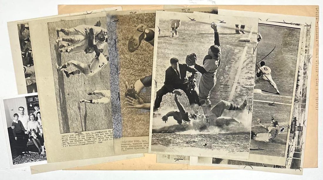 Extensive Vintage Original Type I Baseball Photo Archive 90+ Photos (1950s–60s World Series) - 5