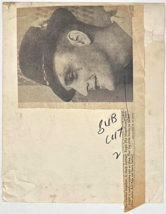 Roger Maris New York Yankees 1961 UPI Telephoto 10" x 8" News Service Photograph - 2