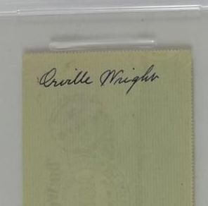 Orville Wright Twice-Signed 1945 Bank Check PSA/DNA Encapsulated - 4