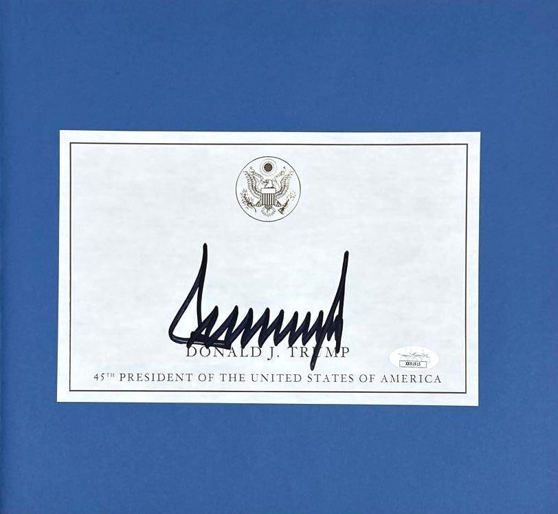 President Donald Trump Signed "Save America" Book (JSA Authentication) - 2