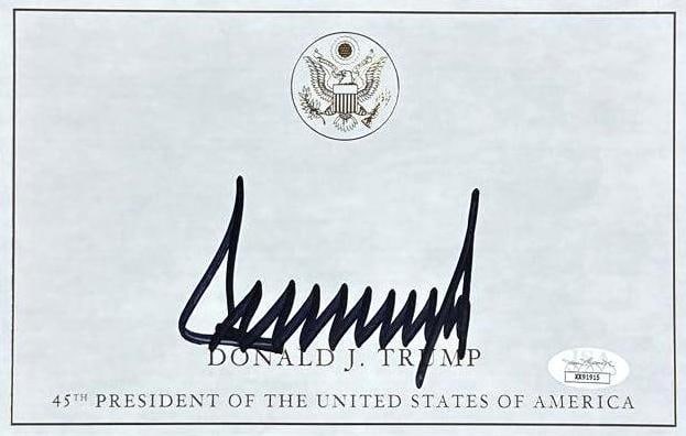 President Donald Trump Signed "Save America" Book (JSA Authentication) - 3