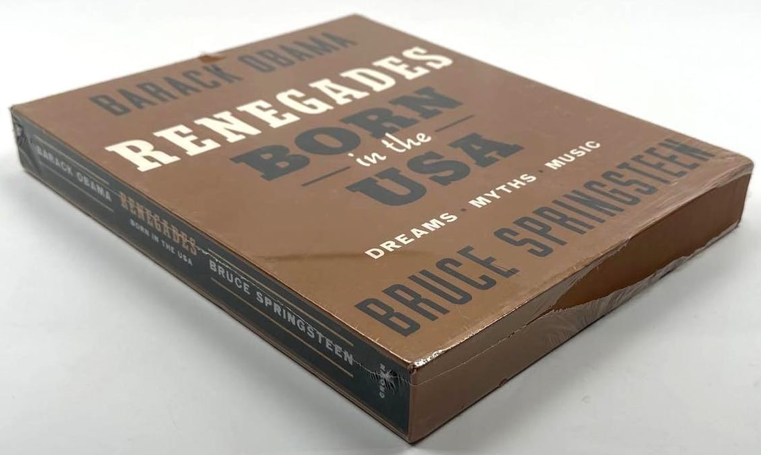 Bruce Springsteen & Barack Obama Signed & Sealed "Renegades Born in the USA" Book - 2
