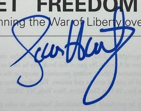 Sean Hannity Signed "Let Freedom Ring" Book (JSA) - 3