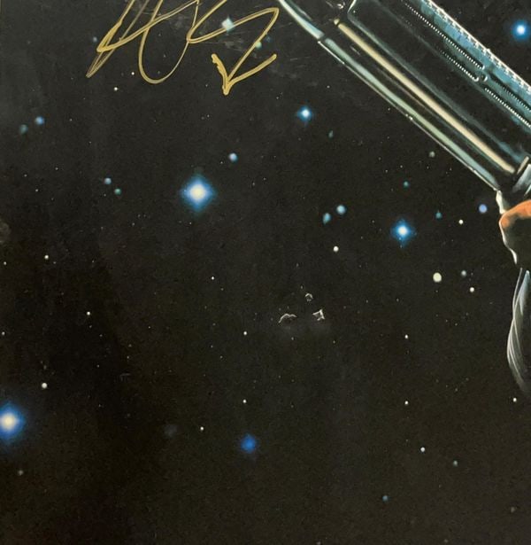 Will Smith Signed 39.75" x 26.5" "Men in Black" Foamcore Poster (Third Party Guaranteed) - 4