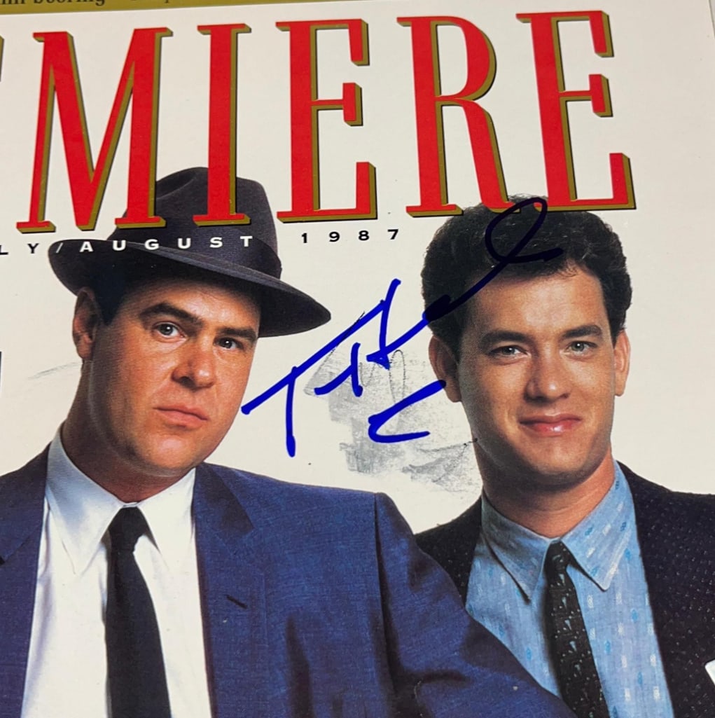 Tom Hanks & Dan Aykryod Signed Premiere Magazine (2 Sigs) (Third Party Guaranteed) - 2