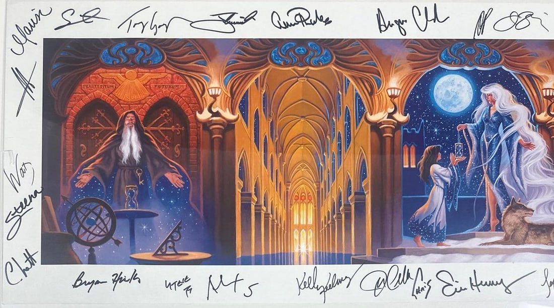 The Last Unicorn Cast Signed Canvas Print (30+ Sigs) (Third Party Guaranteed) - 2