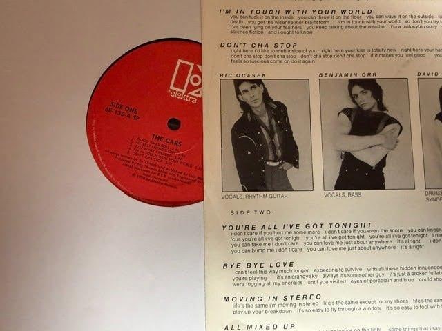 The Cars Fully Group Signed "S/T" Album (5 Sigs) (JSA Authentication) - 3