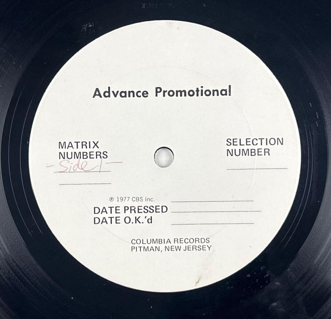 Pierce Arrow Original Self-Titled 1977 Test Pressing Album (Chip Rachlin Collection) - 2