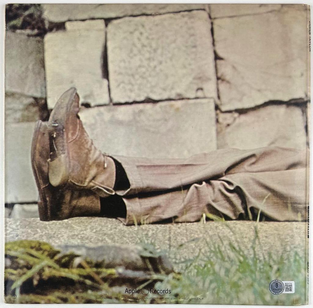 James Taylor Signed Debut "S/T" Album (Beckett Authentication) - 3