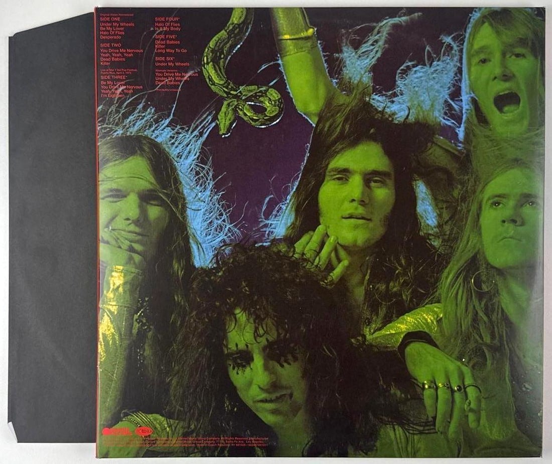 Alice Cooper Band Group Signed "Killer" Album Flat (4 Sigs) (JSA Authentication) - 3