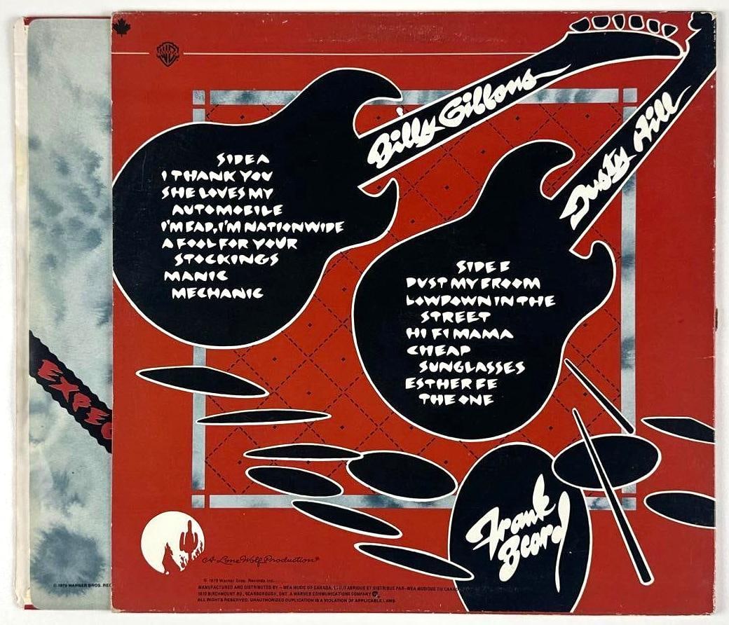 Billy Gibbons Signed ZZ Top "Deguello" Album (JSA Authentication) - 2
