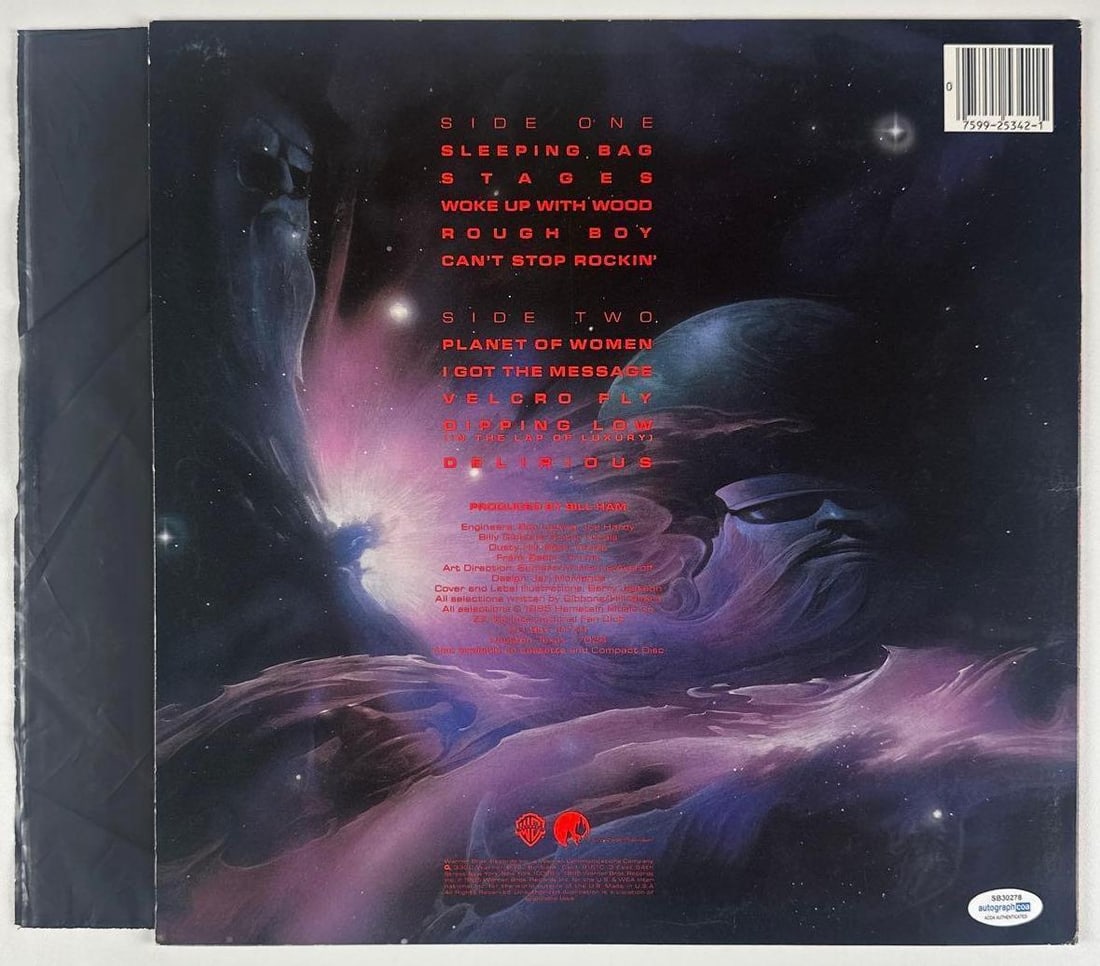 ZZ Top: Billy Gibbons Signed "Afterburner" Album (ACOA Authentication) - 2