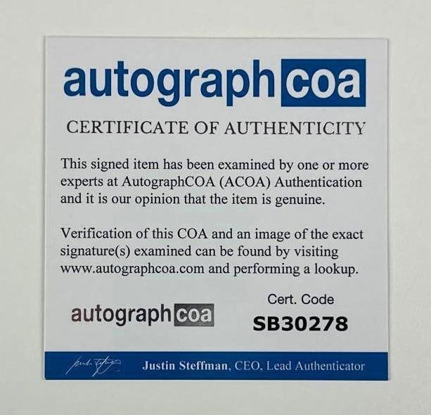 ZZ Top: Billy Gibbons Signed "Afterburner" Album (ACOA Authentication) - 4