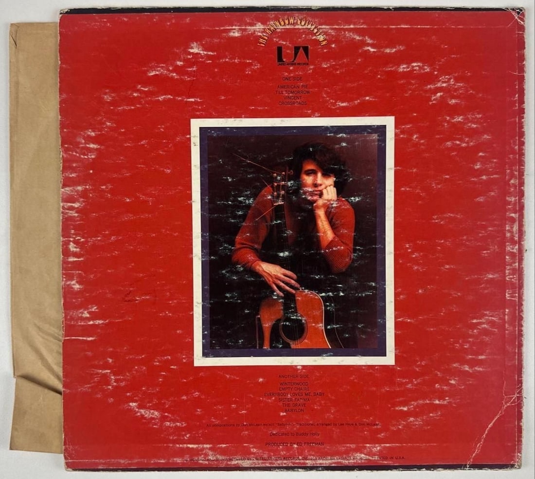 Don McLean Signed "American Pie" Album (JSA Authentication) - 2
