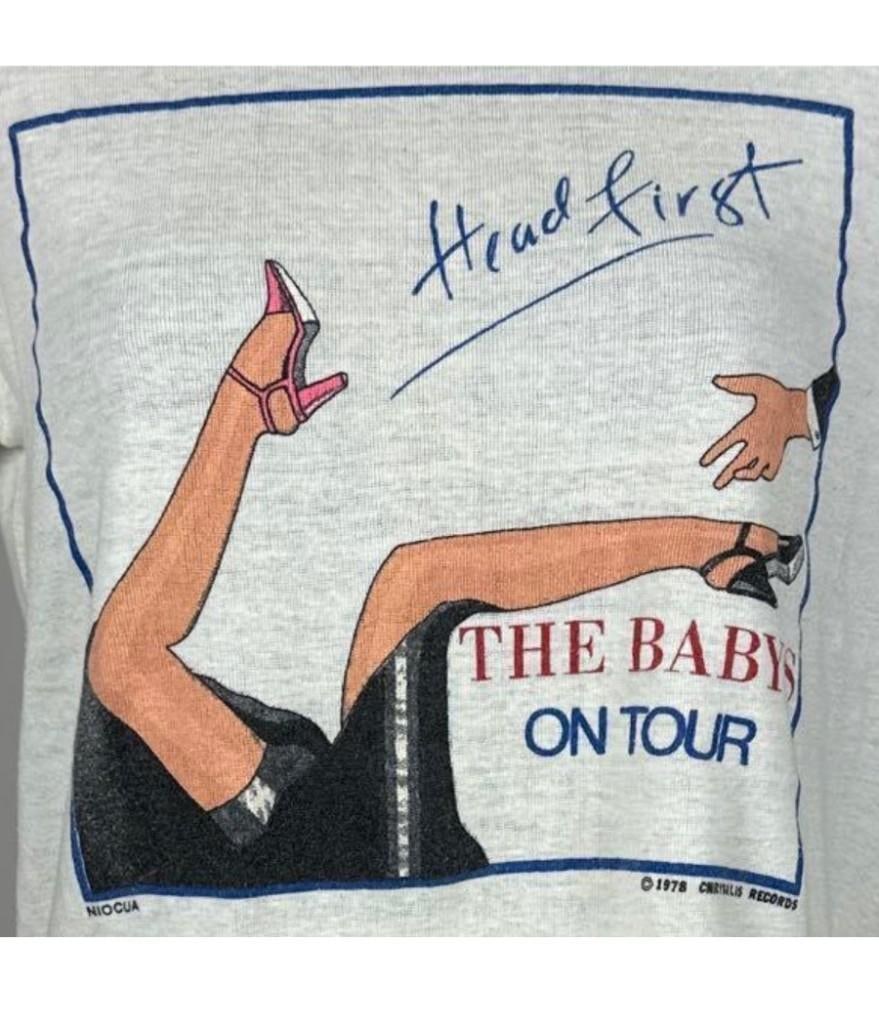 The Babys Vintage "Head First The Babys On Tour" T-Shirt (Chip Rachlin Collection) - 2