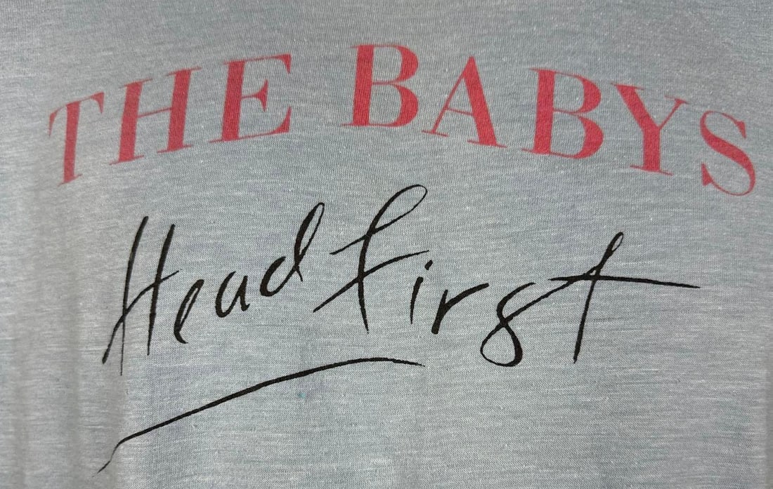 The Babys Vintage "Head First" Album T-Shirt (Chip Rachlin Collection) - 2