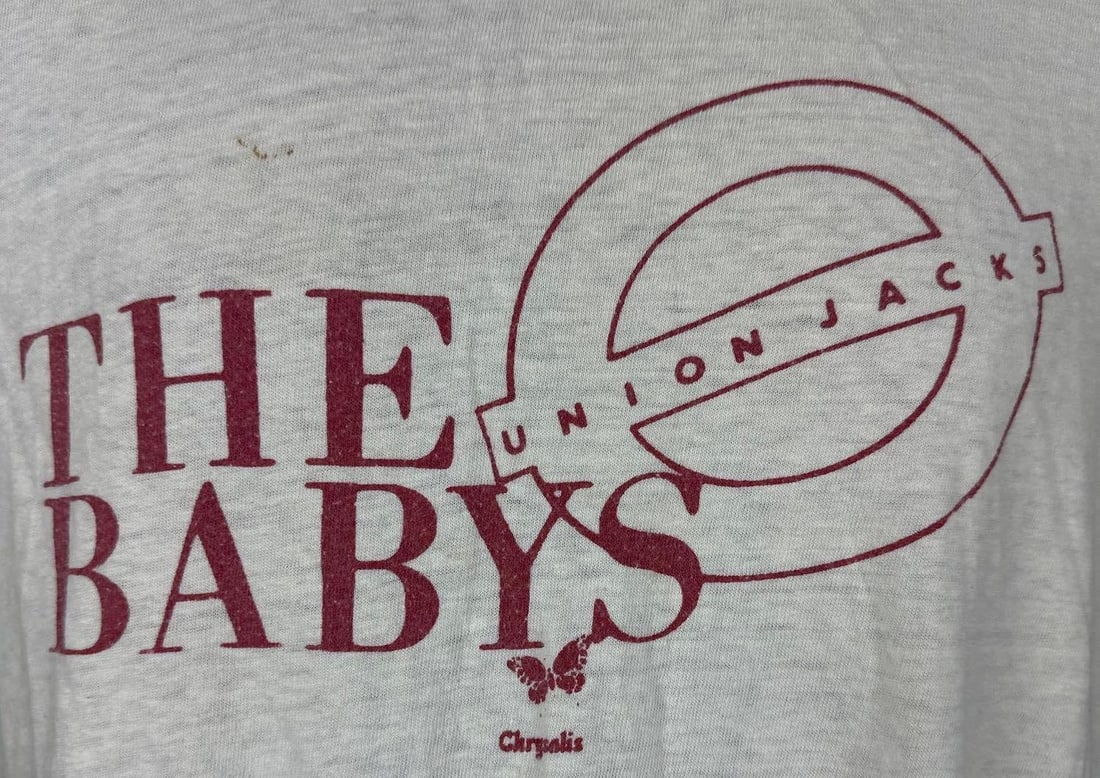 The Babys Vintage "Union Jacks" T-Shirt (Chip Rachlin Collection) - 2
