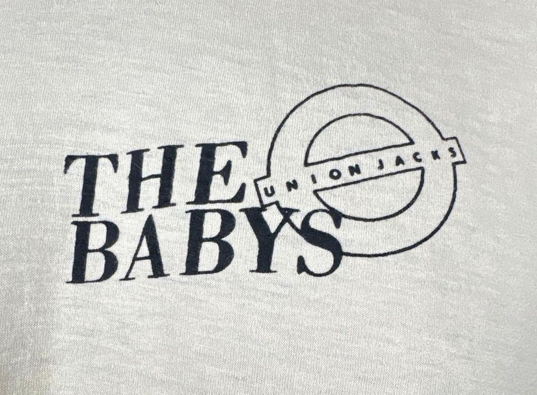 The Babys Vintage "Union Jacks" Concert T-Shirt (Chip Rachlin Collection) - 3