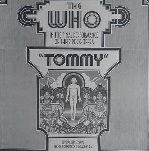 The Who "Tommy Final Performance" 1970 Framed Concert Poster (Chip Rachlin Collection) - 2