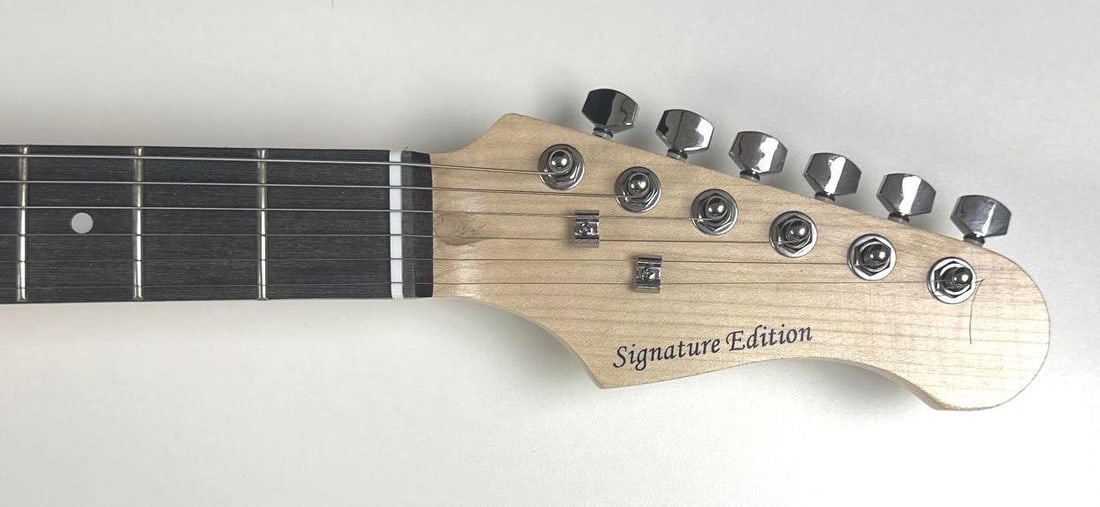 The Doors Group Signed Signature Edition Stratocaster-Style Electric Guitar (3 Sigs) (JSA) - 2