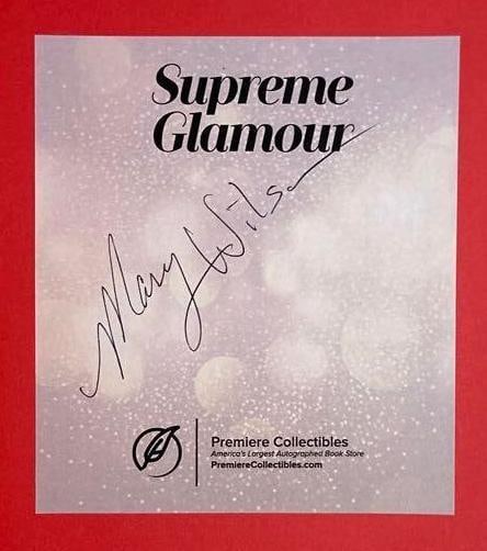 The Supremes: Mary Wilson Signed "Supreme Glamour" Book (Third Party Guaranteed) - 2