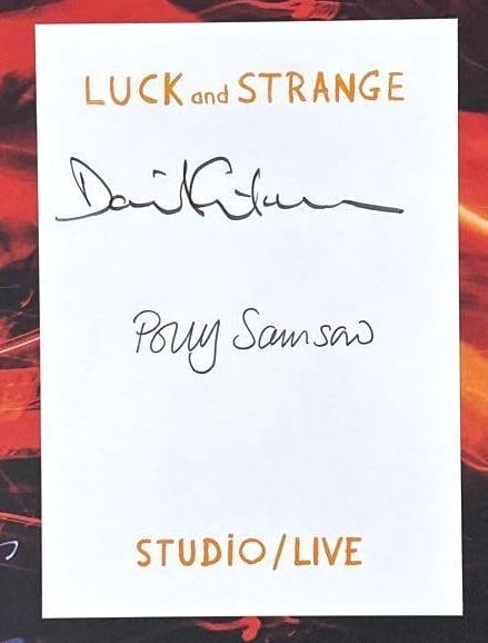Pink Floyd: David Gilmour Signed "Luck and Strange Studio/Live" Book (Third Party Guaranteed) - 3