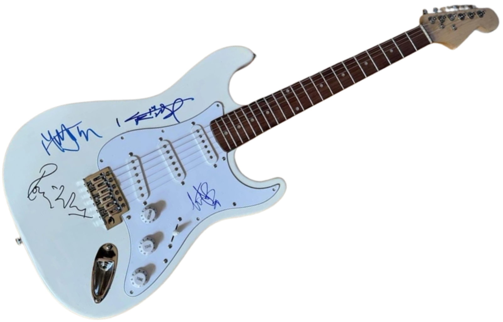 The Rolling Stones Group Signed Stratocaster-Style Guitar (4 Sigs) (Beckett) - 2