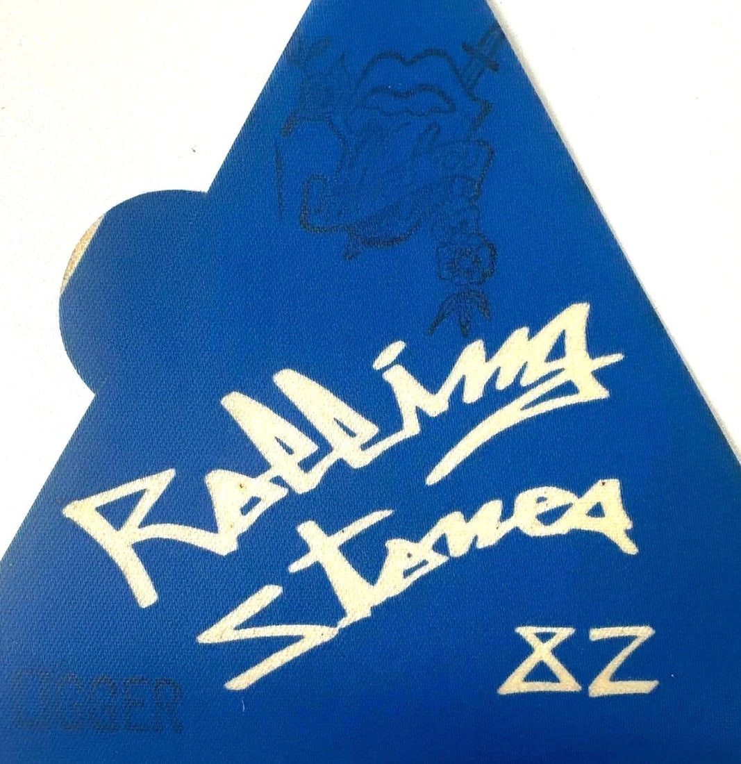 The Rolling Stones Vintage "82" Back Stage Pass (Chip Rachlin Collection) - 3