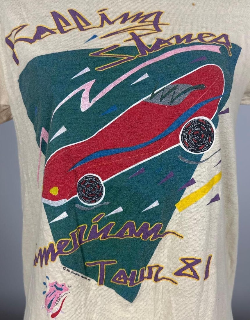 The Rolling Stones Vintage "American Tour 81" T-Shirt (Chip Rachlin Collection) - 2