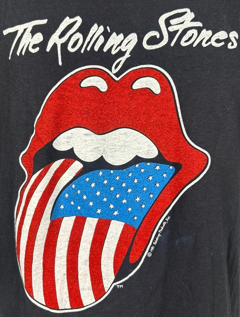 The Rolling Stones Vintage "North American Tour 81" T-Shirt (Chip Rachlin Collection) - 2
