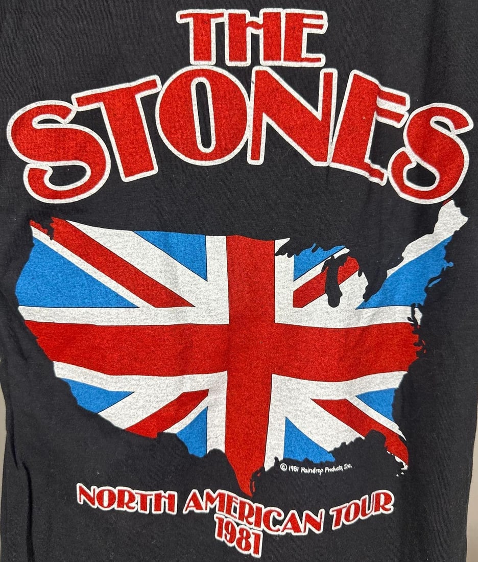 The Rolling Stones Vintage "North American Tour 81" T-Shirt (Chip Rachlin Collection) - 4