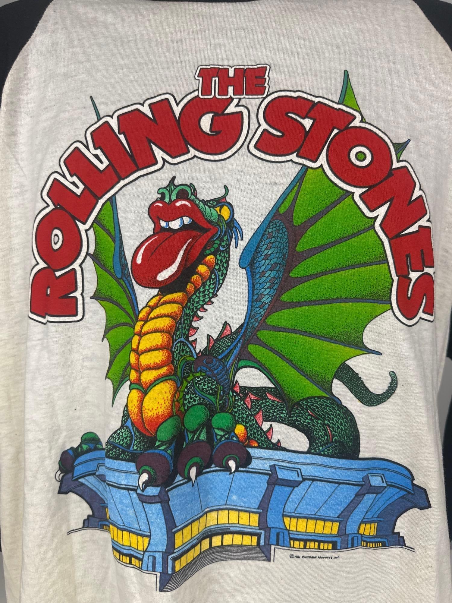 Rolling Stones Vintage 1981 Concert T-Shirt w/ Journey (Chip Rachlin Collection) - 2