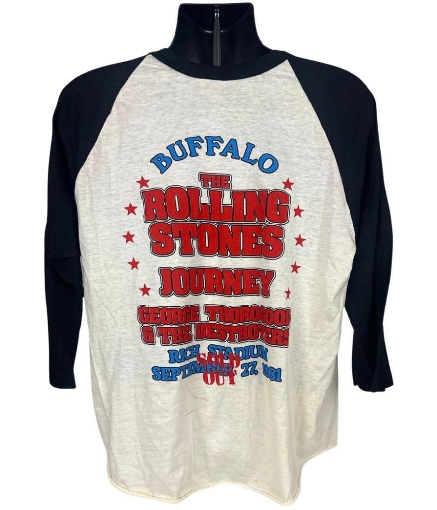 Rolling Stones Vintage 1981 Concert T-Shirt w/ Journey (Chip Rachlin Collection) - 3