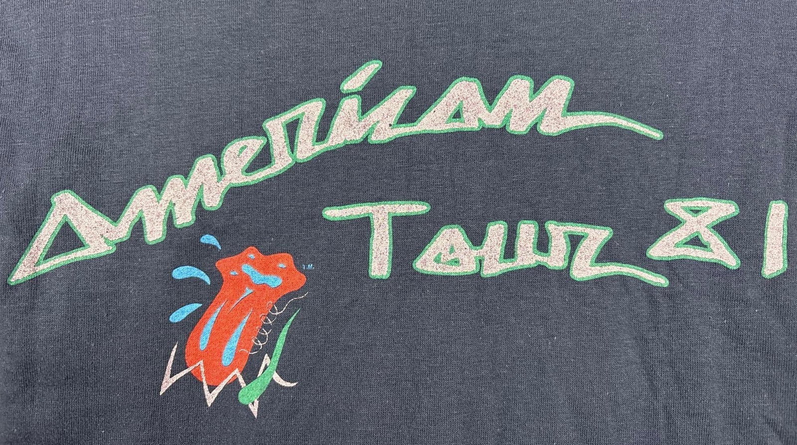 The Rolling Stones Vintage "American Tour 1981" T-Shirt (Chip Rachlin Collection) - 3
