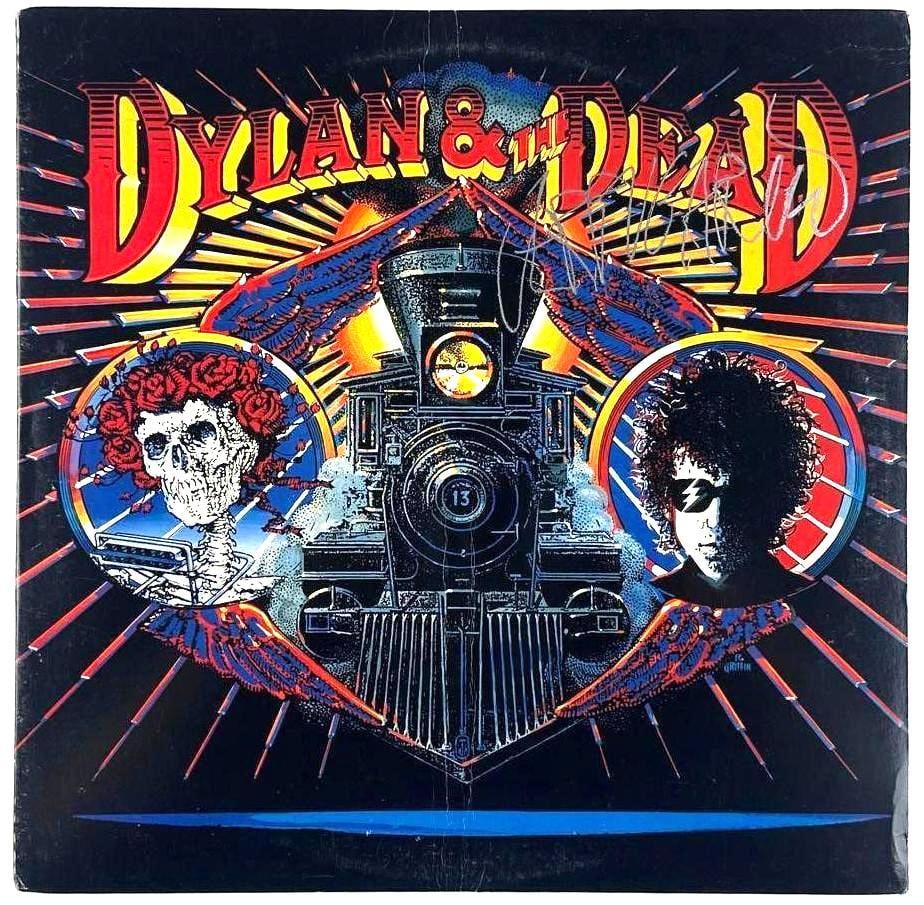 Grateful Dead: Jerry Garcia Signed "Dylan & Dead" Album (JSA Authentication) (1 of 4)