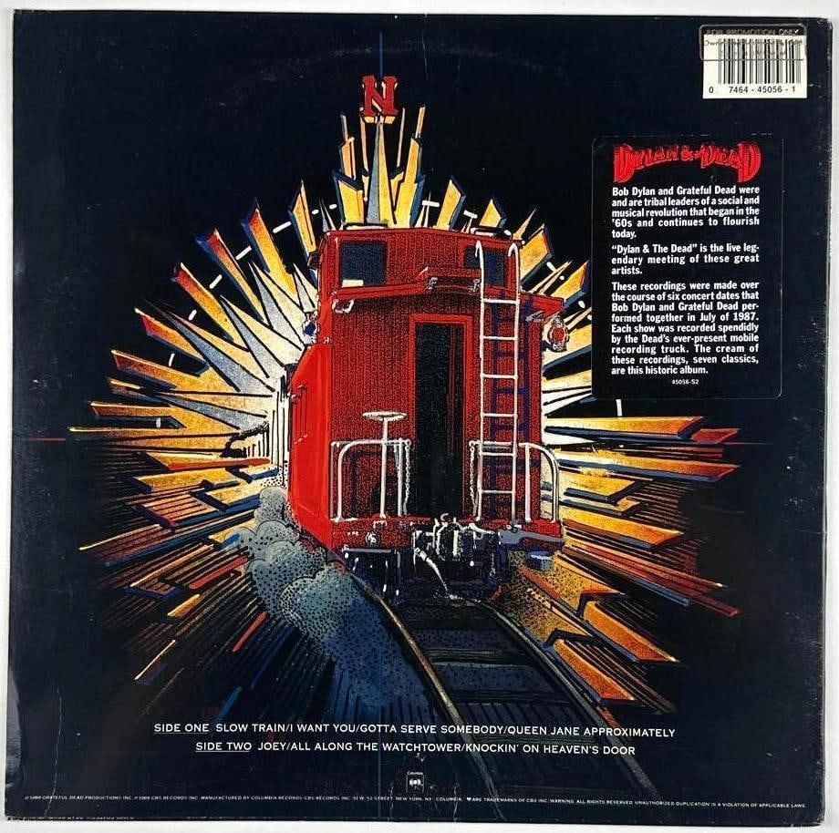 Grateful Dead: Jerry Garcia Signed "Dylan & Dead" Album (JSA Authentication) - 3